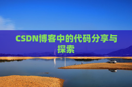 CSDN博客中的代码分享与探索